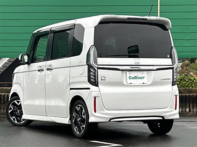 N-BOXカスタム G・Lターボホンダセンシング 純正インターナビ TV USB Bluetooth バックカメラ 純正ビルトインETC スマートキー クルーズコントロール ステアリングボタン 充電ソケット 両側パワースライドドア ハーフレザーシート(33枚目)