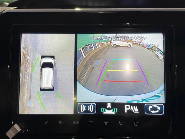 ソリオ ハイブリッドＭＺ　純正９型ナビ　ビルトインＥＴＣ２．０　両側パワースライドドア　レーダークルーズコントロール　全周囲カメラ　ドライブレコーダー　シートヒーター　横滑り防止装置　衝突軽減システム　ＬＥＤヘッドライト禁煙車（5枚目）
