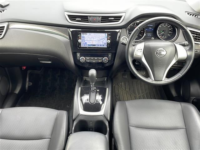 エクストレイル ２０Ｘ　エマージェンシーブレーキパッケージ　純正ＳＤナビＢｌｕｅｔｏｏｔｈ搭載フルセグＴＶバックカメラエマージェンシーブレーキフロントソナーリアソナークルーズコントロールＡＡＣオートライトハーフレザーシートシートヒーター（2枚目）