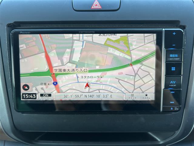 フリード Ｇ・ホンダセンシング　ホンダセンシング　メモリナビ　ブルートゥース　フルセグ　ＤＶＤ　バックカメラ　ハンズフリー両側パワスラ　衝突軽減　路外逸脱抑制　車線維持支援　追従クルコン　前席温席　ビルトインＥＴＣ　スマートキー（4枚目）