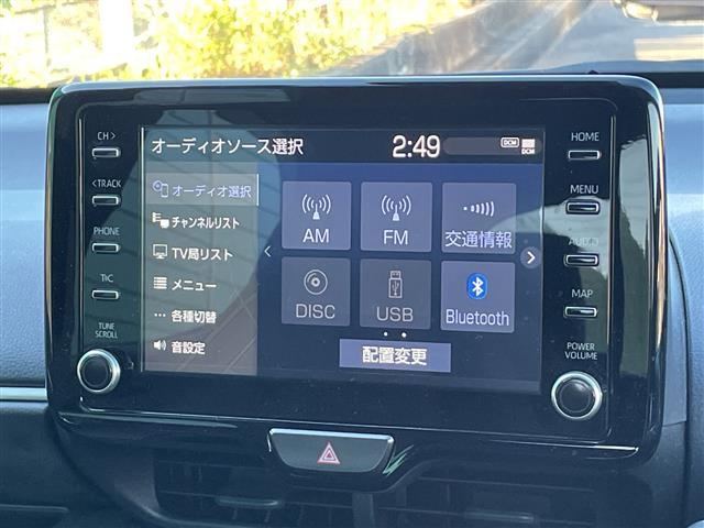 ヤリス ハイブリッドG 純正ナビ ドライブレコーダー パーキングアシスト 全周囲カメラ レーダークルーズコントロール 横滑り防止装置 衝突軽減システム オートライト オートマチックハイビーム LEDヘッドライト 禁煙車(4枚目)