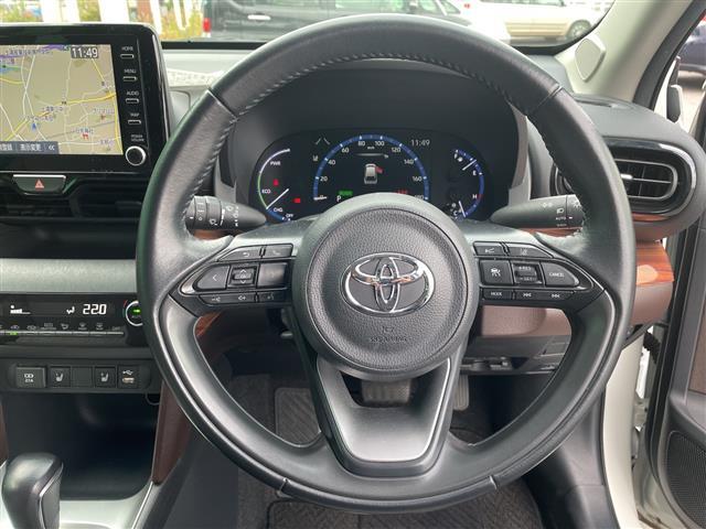 ヤリスクロス ハイブリッドＺ　純正ナビ　モデリスタエアロ　Ｂｌｕｅｔｏｏｔｈ搭載　フルセグＴＶ　ＡＡＣ　クルーズコントロール　バックカメラ　パワーシート　シートヒーター　ハーフレザーシート　純正１８インチアルミホイール（28枚目）