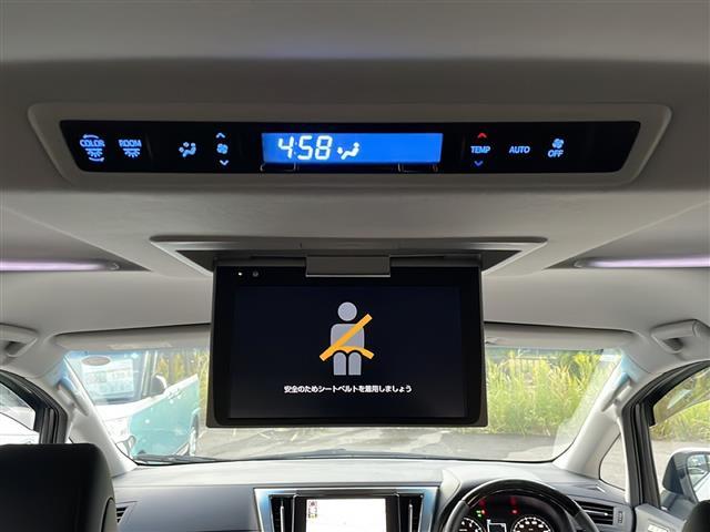 アルファード 2.5S Cパッケージ 寒冷地仕様/4WD/本革シート/純正ナビ/フリップダウンモニター/純正エンジンスターター/フルセグ/CD/DVD/Blu-ray/Bluetooth/バックカメラ/前後ドラレコ(19枚目)