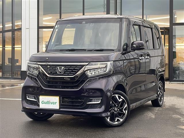 Ｎ－ＢＯＸカスタム Ｇ・Ｌターボホンダセンシング　・純正ＯＰナビ・バックカメラ・フルセグ／ＣＤ／ＤＶＤ／ＢＴ・社外フリップダウンモニター・両側パワースライドドア・衝突軽減ブレーキ・レーンキープアシスト・追従型クルーズコントロール（3枚目）