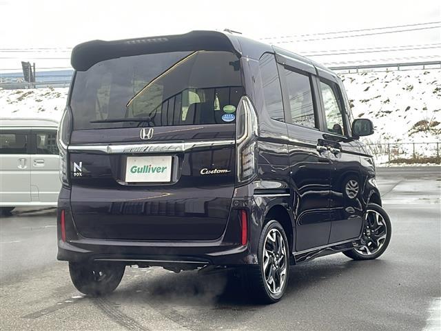 Ｎ－ＢＯＸカスタム Ｇ・Ｌターボホンダセンシング　・純正ＯＰナビ・バックカメラ・フルセグ／ＣＤ／ＤＶＤ／ＢＴ・社外フリップダウンモニター・両側パワースライドドア・衝突軽減ブレーキ・レーンキープアシスト・追従型クルーズコントロール（4枚目）