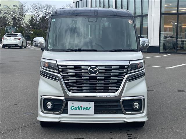 フレアワゴンカスタムスタイル ハイブリッドＸＴ　４ＷＤ・ターボ・純正ナビ／フルセグＴＶ／ＤＶＤ／ＣＤ／ＳＤ／ＢＴ・バックカメラ・ドライブレコーダー・純正エンジンスターター・両側パワースライドドア・クルーズコントロール・横滑り防止（21枚目）