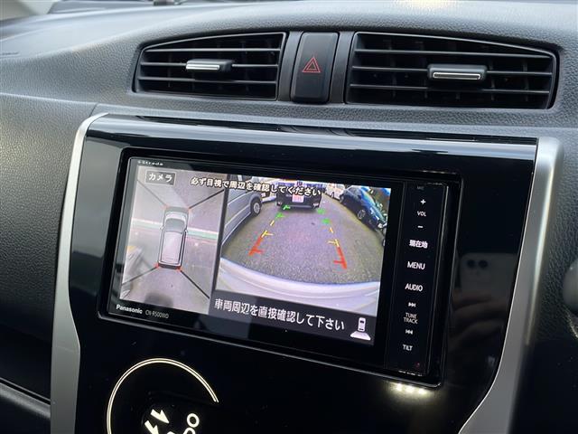 デイズ ハイウェイスター　Ｇターボ　社外ナビ　地デジＴＶ　Ｂｌｕｅｔｏｏｔｈ　全周囲カメラ　純正１５インチＡＷ　ディスチャージヘッドライト　スマートキー　ＥＴＣ　フォグランプ　バックカメラ　シートヒーター（3枚目）