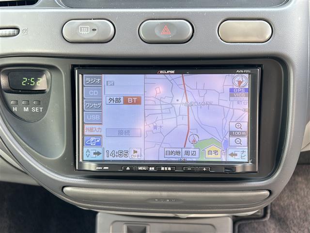 デリカスペースギア エクシード　社外ナビ　ＥＴＣ　Ａ／ＴＭＯＤＥ　サンルーフ　４ＷＤ　純正１５インチアルミ（3枚目）