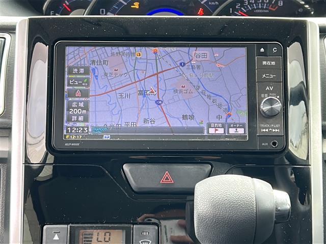 タント カスタムX 純正ナビ 地デジTV 左パワースライドドア CD DVD Bluetooth LEDヘッドライト バックカメラ スマートキー フォグランプ 純正14インチAW(7枚目)