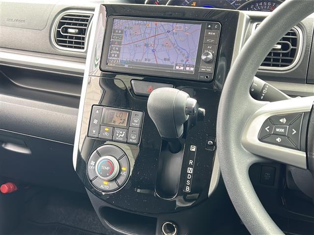 タント カスタムX 純正ナビ 地デジTV 左パワースライドドア CD DVD Bluetooth LEDヘッドライト バックカメラ スマートキー フォグランプ 純正14インチAW(13枚目)