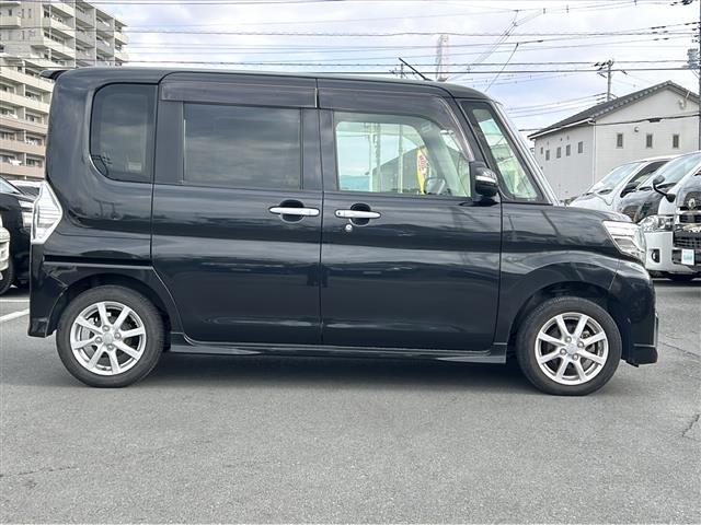 タント カスタムX 純正ナビ 地デジTV 左パワースライドドア CD DVD Bluetooth LEDヘッドライト バックカメラ スマートキー フォグランプ 純正14インチAW(33枚目)