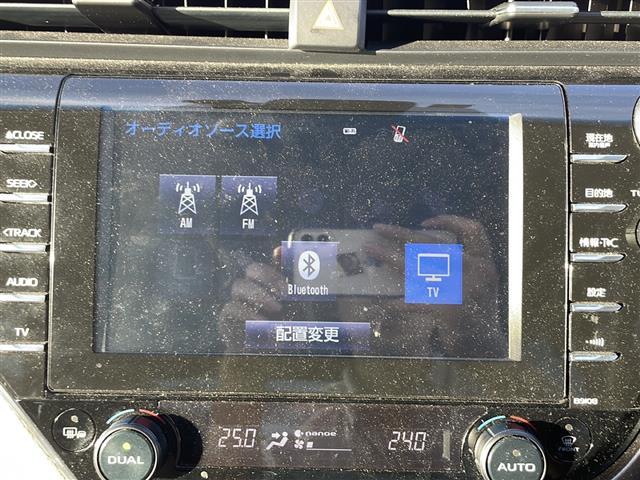 カムリ Ｇレザーパッケージ　純正ナビ／地デジＴＶ　レザーシート　シートヒーター　セーフティセンス　ドライブレコーダー　バックカメラ　ＣＤ　Ｂｌｕｅｔｏｏｔｈ　純正１８インチＡＷ　スマートキー　スペアキー　ＬＥＤヘッドライト（6枚目）