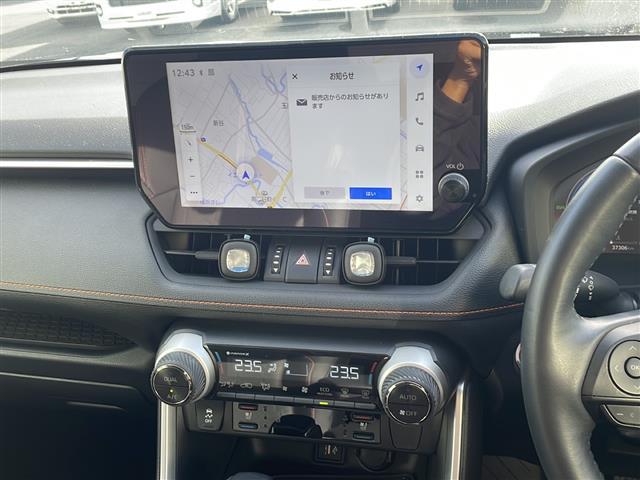 RAV4 ハイブリッドアドベンチャー 10.5インチナビ 地デジTV 大型サンルーフ 全周囲カメラ TRDフロントロアガーニッシュ デジタルインナーミラー 純正19インチAW ブラインドスポットモニター 2.0ETC TRDマッドフラップ(6枚目)