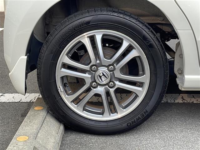 N-BOX G SSパッケージ 両側パワースライド 純正ナビ ワンセグTV 前席シートヒーター ディスチャージヘッドライト ステアリングスイッチ 衝突軽減ブレーキ スマートキー オートライト 純正14インチAW(38枚目)