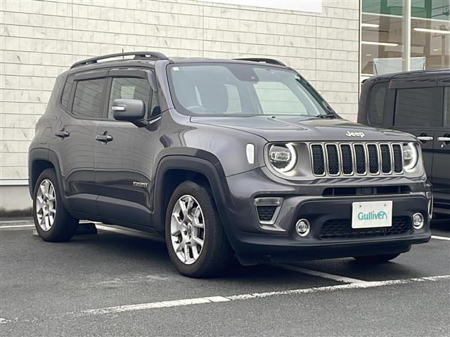 ジープ・レネゲード リミテッド 純正ナビ 地デジTV 前車追従クルーズコントロール クラッシュミティゲーション レザーシート 純正16インチAW LEDヘッドライト スマートキー スペアキー 保証書 取説 ワンオーナー(36枚目)