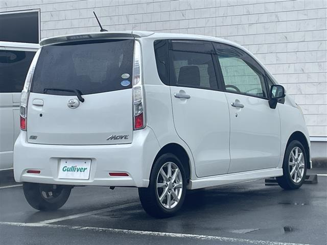 ムーヴ カスタム Xリミテッド 純正ナビ ワンセグTV ワンオーナー CD DVD 純正14インチAW スマートキー LEDフォグランプ キセノンヘッドライト スマートキー スペアキー 保証書 取説(34枚目)