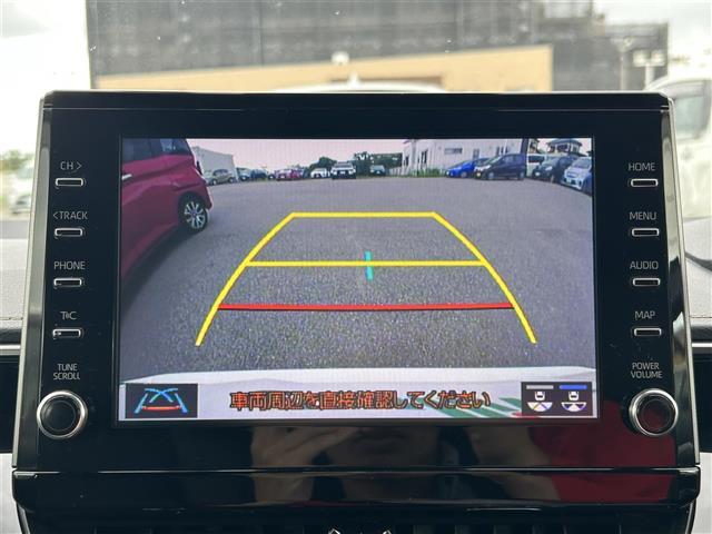 カローラツーリング ハイブリッド　ダブルバイビー　純正９インチディスプレイオーディオ　フルセグテレビ　ＢＴオーディオ　バックカメラ　ハーフレザーシート　モデリスタエアロ　前席シートヒーター　ステアリングヒーター　ＥＴＣ　純正１７インチＡＷ　ＬＥＤ（4枚目）