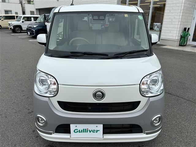 ムーヴキャンバス Gメイクアップリミテッド SAIII 社外SDナビ フルセグテレビ BTオーディオ CD/DVD 全方位カメラ 両側パワースライドドア LEDヘッドライト オートライト フォグランプ オートハイビーム ETC スマートアシストIII(31枚目)