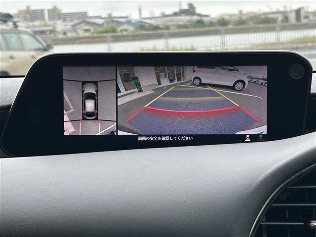 ＭＡＺＤＡ３ファストバック ＸＤプロアクティブ　純正ＳＤナビ　ＢＴオーディオ　フルセグテレビ　全方位カメラ　ＥＴＣ　ＬＥＤヘッドライト　オートライト　パドルシフト　ヘッドアップディスプレイ　電動パーキングブレーキ　オートホールド　純正１８インチＡＷ（4枚目）