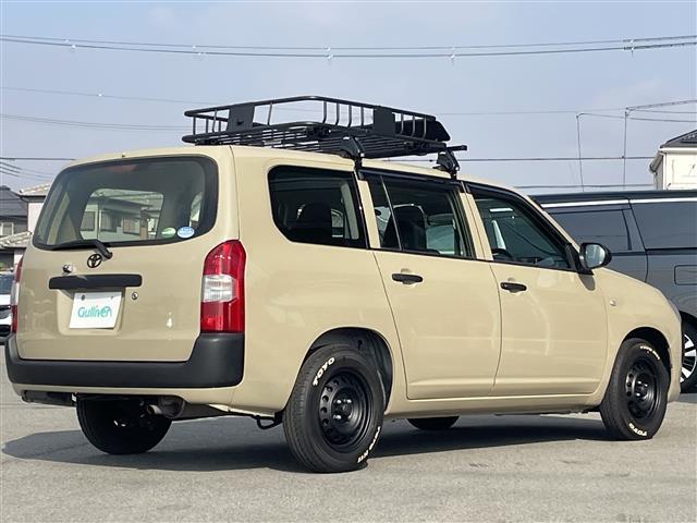 プロボックス DXコンフォート 純正ディーラーオプションナビ Bluetooth 地図SDなし CURT製ルーフラック サンドベージュオールペン バックカメラ 純正ドアバイザー USB充電ポート ETC リモコンキー スペアキー(34枚目)