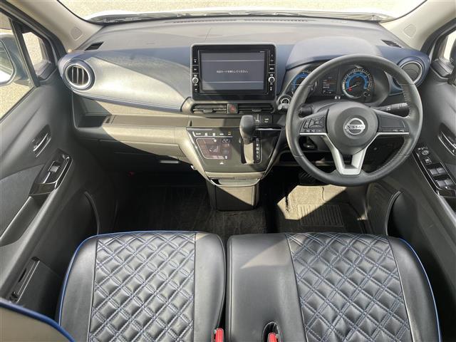 デイズ ハイウェイスター　Ｇターボ　純正９インチナビ　Ｂｌｕｅｔｏｏｔｈ　ＣＤ／ＤＶＤ　セーフティーシールドスイッチ　エマージェンシーブレーキ　ＥＴＣ　バックカメラ　フォグランプ　皮調シートカバー　革巻きステアリング　純正フロアマット（42枚目）