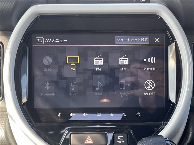 ハスラー ハイブリッドＸ　純正９インチナビ　フルセグ　Ｂｌｕｅｔｏｏｔｈ　ＣＤ／ＤＶＤ　ワイアレスアップルカープレイ　全方位カメラ　デュアルカメラブレーキサポート　シートヒーター　ステアリングリモコン　純正フロアマット（3枚目）