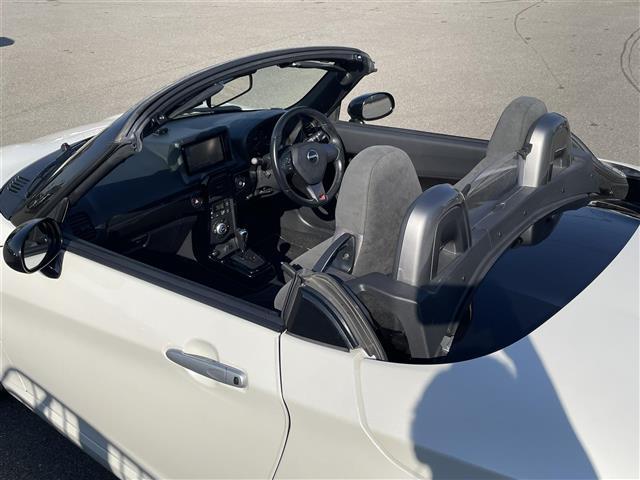 コペン GR スポーツ 純正オプションHKS 車検対応マフラー 純正SDナビ BBSアルミホイール オープンカー シートヒーター パドルシフト バックカメラ Bluetoothオーディオ フルセグTV 純正フロアマット(6枚目)