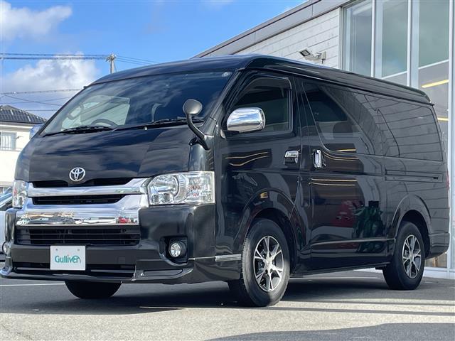 ハイエースワゴン ＧＬ　モデリスタエアロ　片側パワースライドドア　フリップダウンモニター　社外ＳＤナビ　バックカメラ　フルセグＴＶ　ビルトインＥＴＣ　純正ミュージックサーバー　フロアマット　ＢＴ接続　ステアリングスイッチ（34枚目）