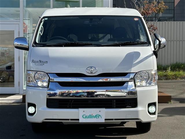 ハイエースワゴン ＧＬ　ワンオーナー・寒冷地仕様・社外ナビＣＤ＆ＤＶＤ＆ＢＴ＆ＵＳＢ＆フルセグＴＶ・テレビ・ベッドキット・バックカメラ・片側イージークローザードア・前方ドライブレコーダー・積込社外ＡＷ付冬タイヤ・スペアキー（32枚目）