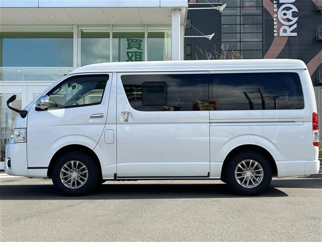 ハイエースワゴン ＧＬ　ワンオーナー・寒冷地仕様・社外ナビＣＤ＆ＤＶＤ＆ＢＴ＆ＵＳＢ＆フルセグＴＶ・テレビ・ベッドキット・バックカメラ・片側イージークローザードア・前方ドライブレコーダー・積込社外ＡＷ付冬タイヤ・スペアキー（34枚目）