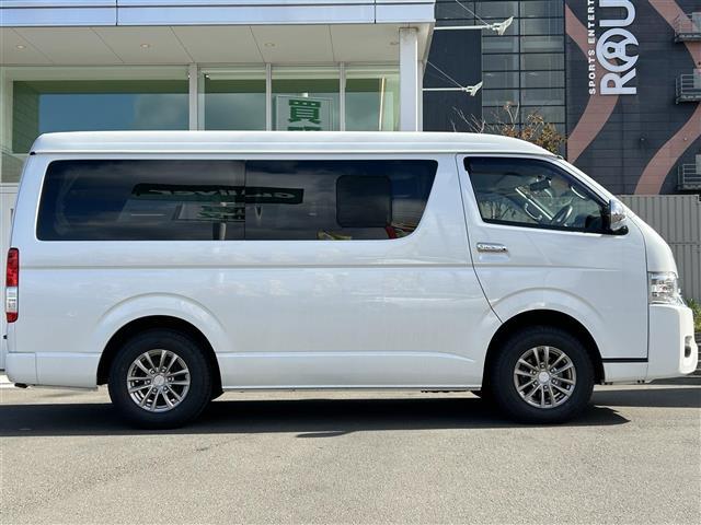 ハイエースワゴン ＧＬ　ワンオーナー・寒冷地仕様・社外ナビＣＤ＆ＤＶＤ＆ＢＴ＆ＵＳＢ＆フルセグＴＶ・テレビ・ベッドキット・バックカメラ・片側イージークローザードア・前方ドライブレコーダー・積込社外ＡＷ付冬タイヤ・スペアキー（35枚目）