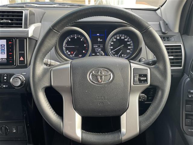 ランドクルーザープラド TX Lパッケージ・G-フロンティア ・4WD・社外ナビ 品番CN-RA04WD(フルセグ/AM/FM/CD/DVD/BT)・社外エンジンスターター・社外ドライブレコーダー・社外ETC・バックカメラ・レザーシート(ブラウン)(6枚目)