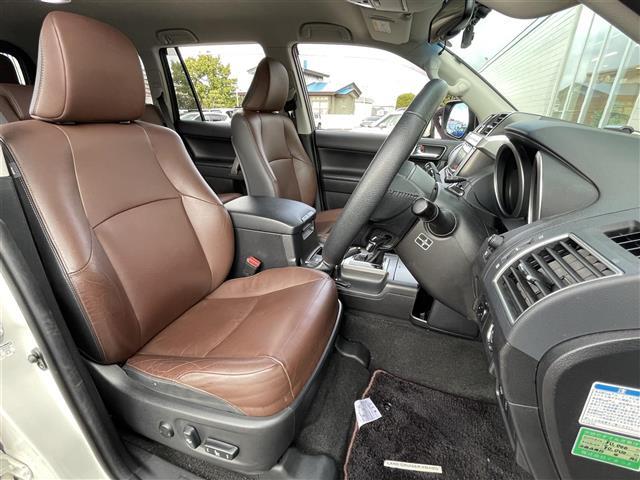 ランドクルーザープラド TX Lパッケージ・G-フロンティア ・4WD・社外ナビ 品番CN-RA04WD(フルセグ/AM/FM/CD/DVD/BT)・社外エンジンスターター・社外ドライブレコーダー・社外ETC・バックカメラ・レザーシート(ブラウン)(9枚目)