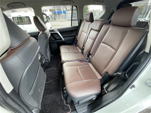 ランドクルーザープラド TX Lパッケージ・G-フロンティア ・4WD・社外ナビ 品番CN-RA04WD(フルセグ/AM/FM/CD/DVD/BT)・社外エンジンスターター・社外ドライブレコーダー・社外ETC・バックカメラ・レザーシート(ブラウン)(28枚目)