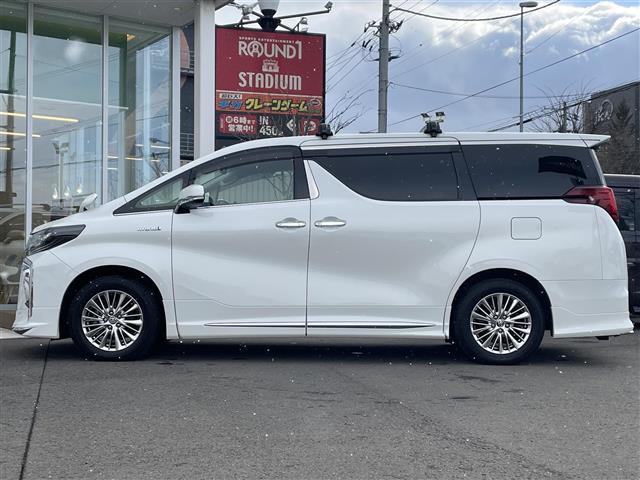 アルファードハイブリッド ＳＲ　衝突軽減ブレーキ・純正ナビ（ＢＴ＆ＵＳＢ＆フルセグＴＶ）・バックカメラ・両側パワースライドドア・パワーバックドア・フリップダウンモニター・エアロパーツ（フロント、サイド、リアアンダー）・レザーシート（35枚目）