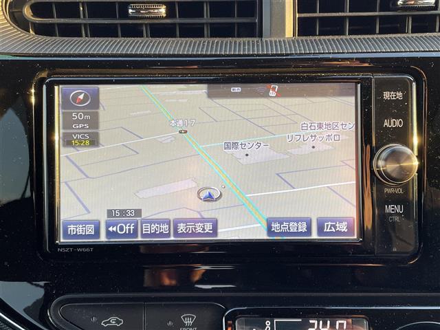 アクア Ｇ　・ワンオーナー・衝突軽減ブレーキ・寒冷地仕様・純正ＳＤナビＣＤ＆ＤＶＤ＆ＢＴ＆ＵＳＢ＆ＨＤＭＩ＆フルセグＴＶ・バックカメラ・クルーズコントロール・ＥＴＣ・ＡＢＳ・横滑り防止装置（2枚目）