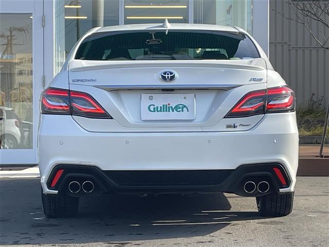 クラウンハイブリッド ＲＳアドバンス　Ｆｏｕｒ　バックカメラ・コーナーセンサー・レーンキープアシスト・レーダークルーズコントロール・パワーシート・ハーフレザーシート・オートエアコン・オートライト・オートリトラミラー・レインセンサーワイパー・ＥＴＣ（34枚目）