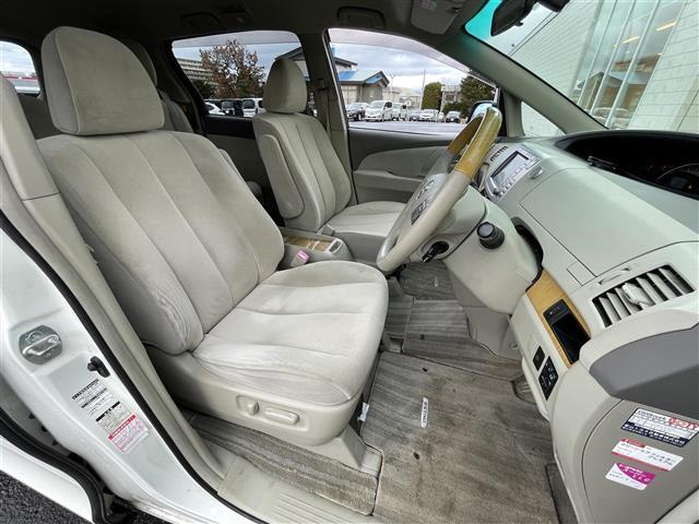 エスティマ G 純正ナビ(CD&DVD&MD)・両側パワースライドドア・バックカメラ・パワーシート(運転席のみ)・3列シート・オットマン・ウォークスルー・ETC・電動格納ミラー・スペアキー・エンジンスターター(13枚目)