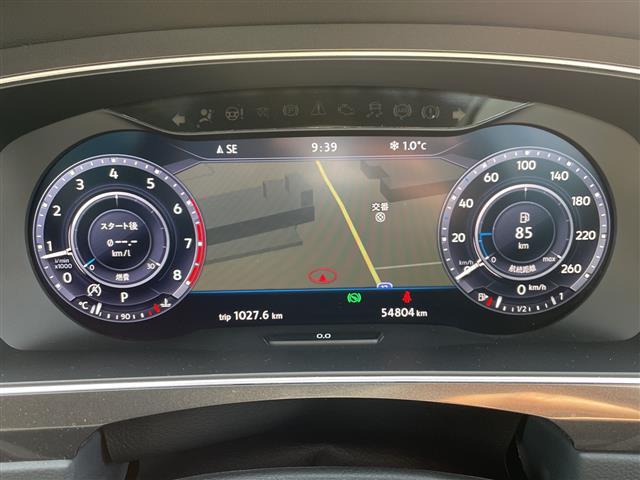 ティグアン TSI Rライン ワンオーナー・純正ナビ・アラウンドビューカメラ・フロントモニタリングシステム・アダプティブクルーズコントロール・ブラインドスポットモニター・LEDオートライト・積込夏タイヤ純正AWセット(15枚目)