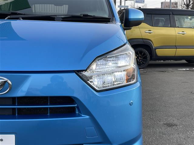 ミライース Ｘ　ＳＡＩＩＩ　４ＷＤ・純正オーディオ・ＣＤ／ＡＵＸ・スマートアシストＩＩＩ・レーンキープアシスト・オートマチックハイビーム・横滑り防止装置・ＬＥＤヘッドライト・ＥＴＣ・純正エンジンスターター・純正フロアマット（36枚目）