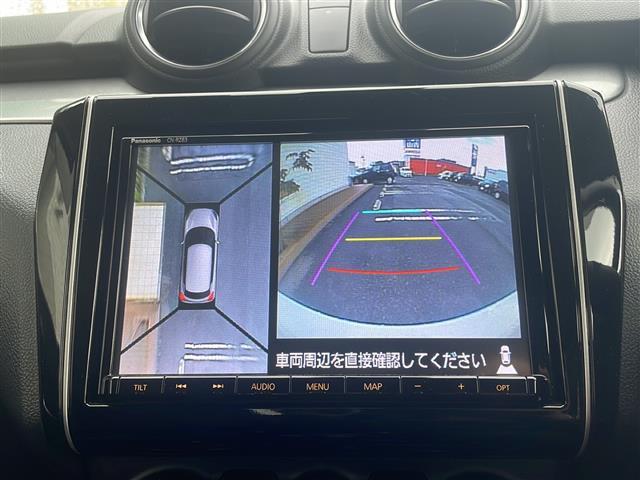スイフト ハイブリッドＭＬ　４ＷＤ　純正８インチナビ　フルセグＴＶ　全方位モニター　前席シートヒーター　セーフティＰＫＧ　衝突軽減ブレーキ　追従クルコン　レーンキープ　ハイビームアシスト　前方ドラレコ　ＬＥＤライト　夏冬タイヤ有（5枚目）