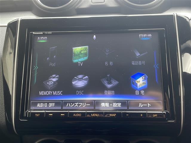 スイフト ハイブリッドＭＬ　４ＷＤ　純正８インチナビ　フルセグＴＶ　全方位モニター　前席シートヒーター　セーフティＰＫＧ　衝突軽減ブレーキ　追従クルコン　レーンキープ　ハイビームアシスト　前方ドラレコ　ＬＥＤライト　夏冬タイヤ有（6枚目）