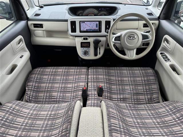 ムーヴキャンバス Ｇ　ＳＡＩＩＩ　４ＷＤ　純正ナビ　フルセグＴＶ　Ｂｌｕｅｔｏｏｔｈ　バックカメラ　両側パワースライドドア　衝突軽減ブレーキ　車線逸脱警報　オートハイビーム　ＬＥＤヘッドライト　ＬＥＤフォグランプ　社外１４インチＡＷ（2枚目）