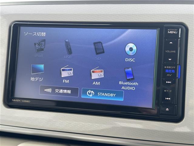 ムーヴキャンバス Ｇ　ＳＡＩＩＩ　４ＷＤ　純正ナビ　フルセグＴＶ　Ｂｌｕｅｔｏｏｔｈ　バックカメラ　両側パワースライドドア　衝突軽減ブレーキ　車線逸脱警報　オートハイビーム　ＬＥＤヘッドライト　ＬＥＤフォグランプ　社外１４インチＡＷ（5枚目）