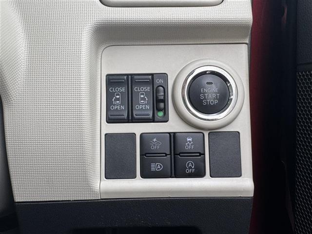 ムーヴキャンバス Ｇ　ＳＡＩＩＩ　４ＷＤ　純正ナビ　フルセグＴＶ　Ｂｌｕｅｔｏｏｔｈ　バックカメラ　両側パワースライドドア　衝突軽減ブレーキ　車線逸脱警報　オートハイビーム　ＬＥＤヘッドライト　ＬＥＤフォグランプ　社外１４インチＡＷ（8枚目）