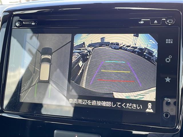 スペーシアカスタム ＸＳターボ　４ＷＤ　純正メモリナビ　フルセグＴＶ　全方位モニター　両側パワースライドドア　デュアルカメラブレーキ　クルーズコントロール　レーンキープアシスト　前席シートヒーター　パドルシフト　ＨＩＤ　純正１５ＡＷ（4枚目）