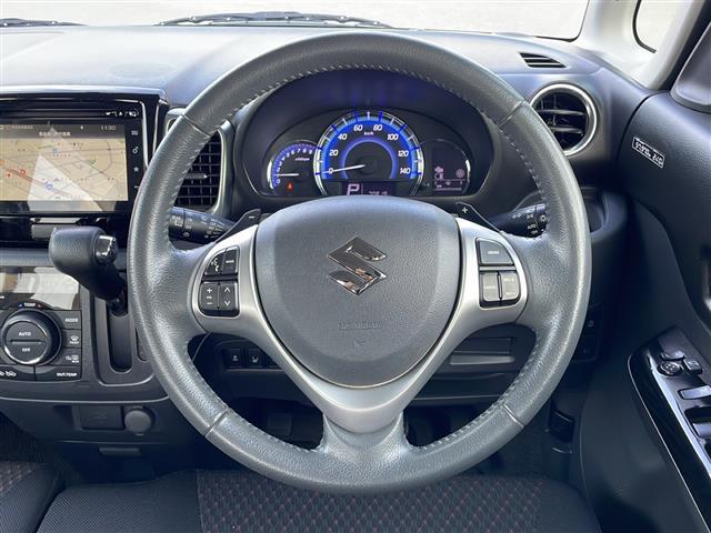 スペーシアカスタム ＸＳターボ　４ＷＤ　純正メモリナビ　フルセグＴＶ　全方位モニター　両側パワースライドドア　デュアルカメラブレーキ　クルーズコントロール　レーンキープアシスト　前席シートヒーター　パドルシフト　ＨＩＤ　純正１５ＡＷ（13枚目）