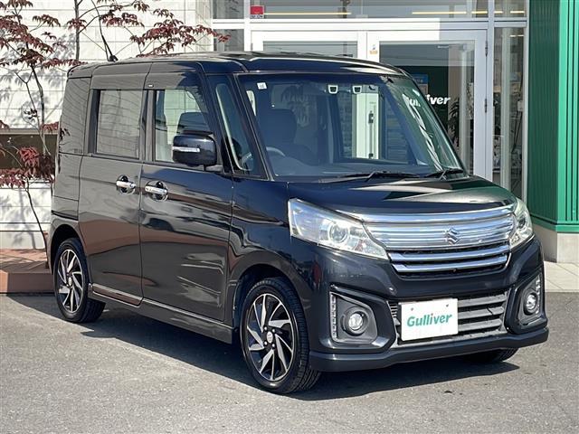 スペーシアカスタム ＸＳターボ　４ＷＤ　純正メモリナビ　フルセグＴＶ　全方位モニター　両側パワースライドドア　デュアルカメラブレーキ　クルーズコントロール　レーンキープアシスト　前席シートヒーター　パドルシフト　ＨＩＤ　純正１５ＡＷ（32枚目）