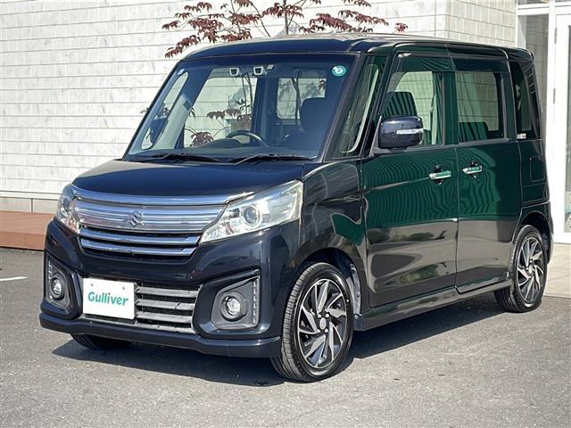 スペーシアカスタム ＸＳターボ　４ＷＤ　純正メモリナビ　フルセグＴＶ　全方位モニター　両側パワースライドドア　デュアルカメラブレーキ　クルーズコントロール　レーンキープアシスト　前席シートヒーター　パドルシフト　ＨＩＤ　純正１５ＡＷ（34枚目）
