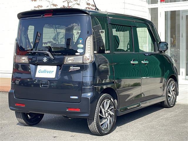 スペーシアカスタム ＸＳターボ　４ＷＤ　純正メモリナビ　フルセグＴＶ　全方位モニター　両側パワースライドドア　デュアルカメラブレーキ　クルーズコントロール　レーンキープアシスト　前席シートヒーター　パドルシフト　ＨＩＤ　純正１５ＡＷ（35枚目）